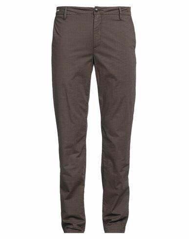 Teleria Zed Man Pants Brown Cotton, Polyester, Elastane Cover