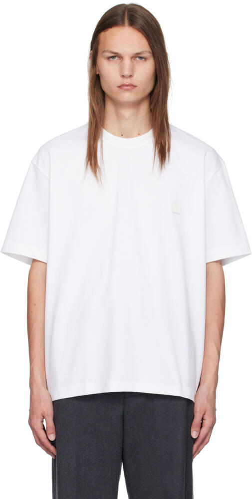 Solid Homme White 'Quantum' T-Shirt Cover