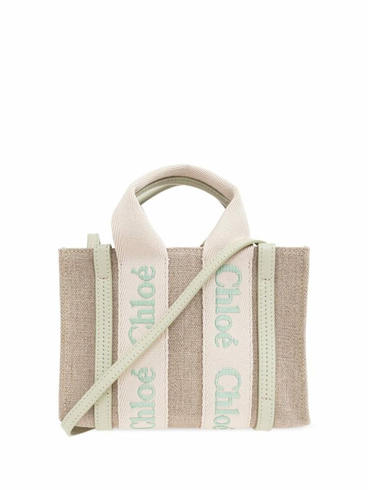 Chloé mini Woody tote bag - Neutrals Cover