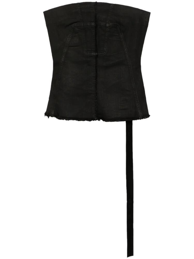 Rick Owens DRKSHDW Bustier top - Black Cover