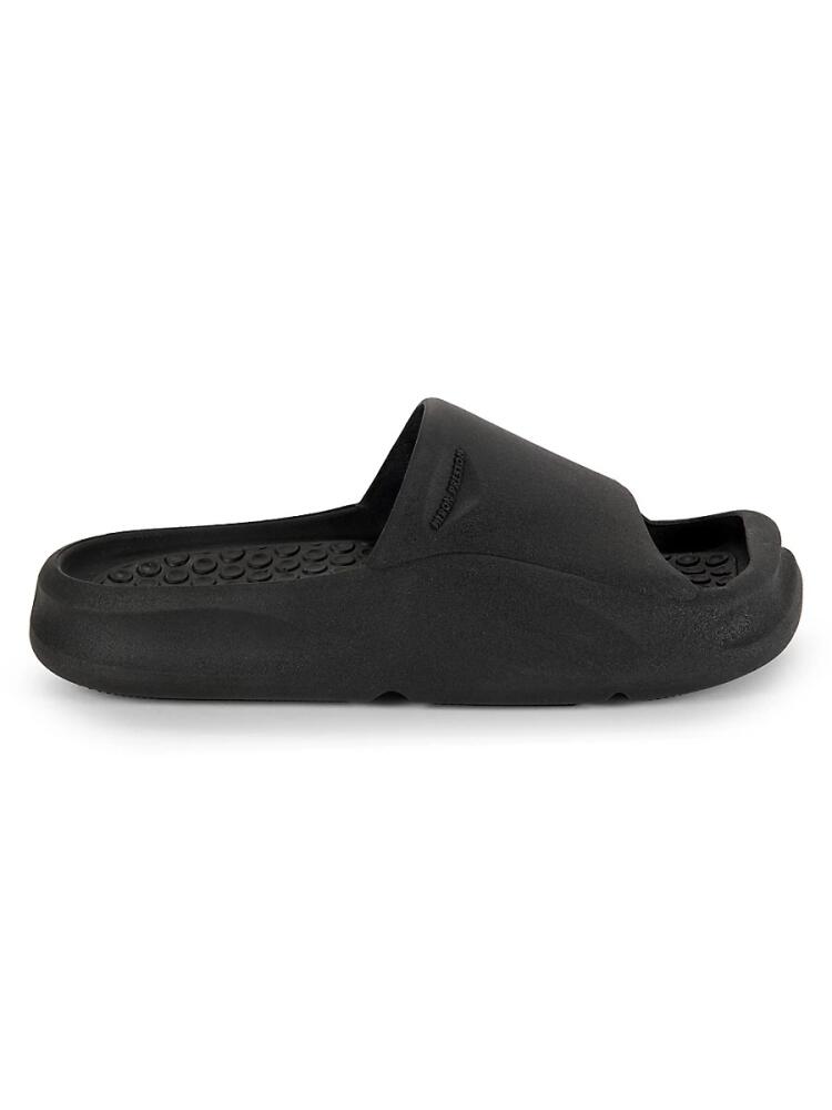 Heron Preston Men's Eco Moulded Logo Slides - Black Cover