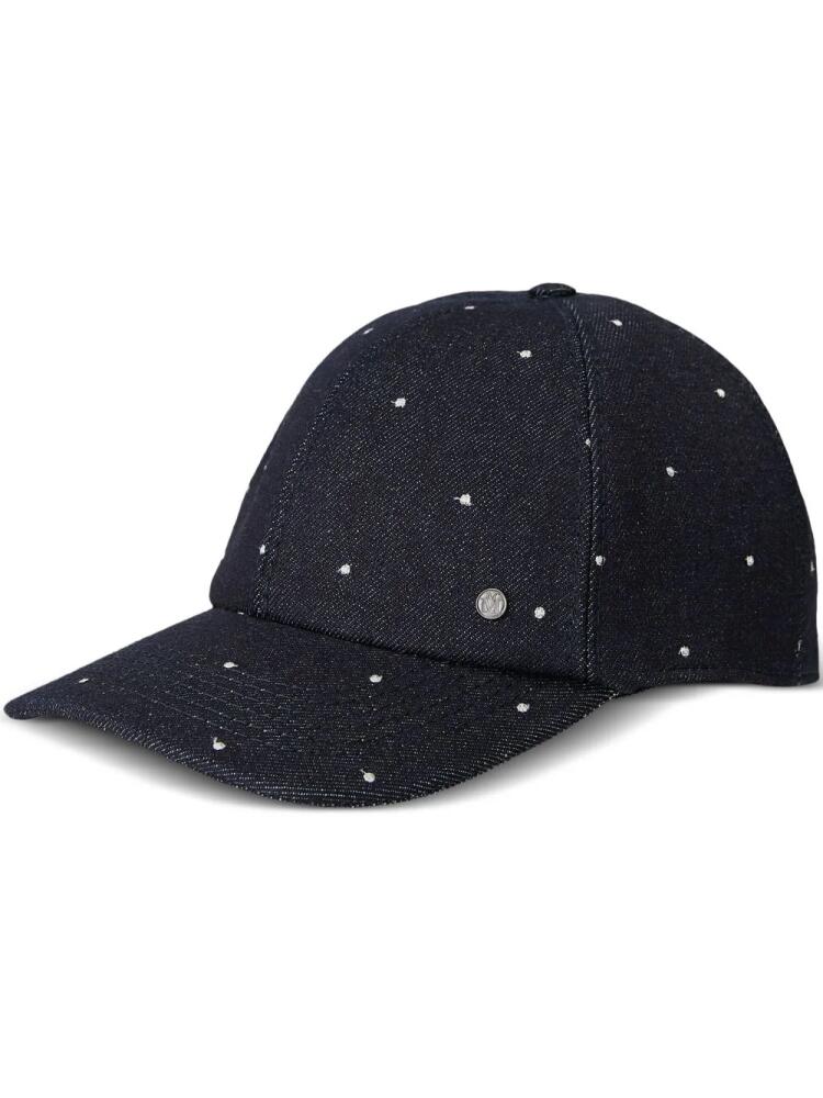 Maison Michel Tiger denim cap - Blue Cover