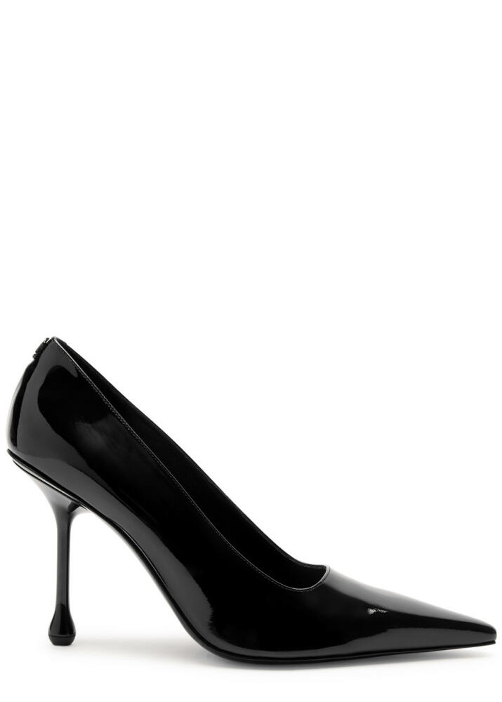 Jimmy Choo Ixia 95 Leather Pumps - Black Cover