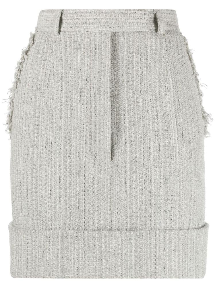 Thom Browne tweed mini skirt - Grey Cover