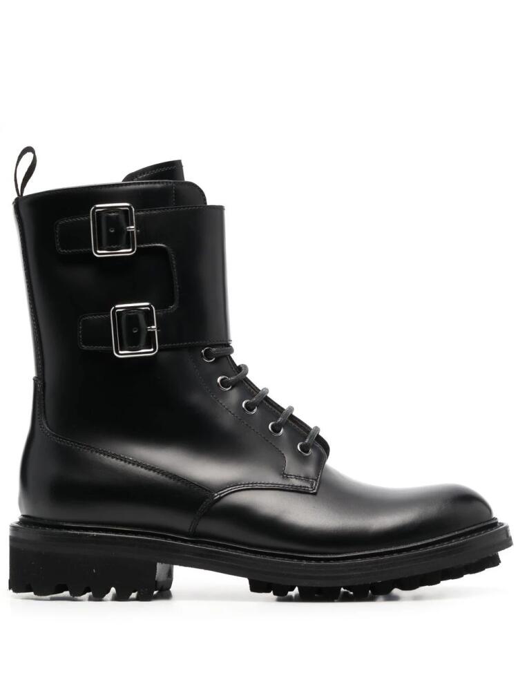 Church's buckled leather boots - Black Cover