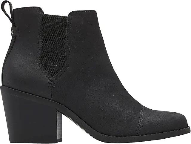 TOMS Everly (Black Oiled Nubuck) Women's Boots Cover