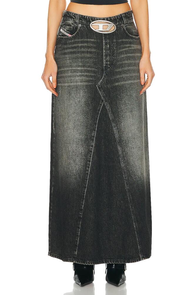 Diesel Pago Skirt in Blue Cover