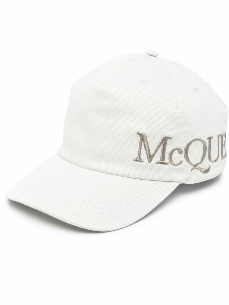 Alexander McQueen embroidered-logo baseball cap - Green Cover