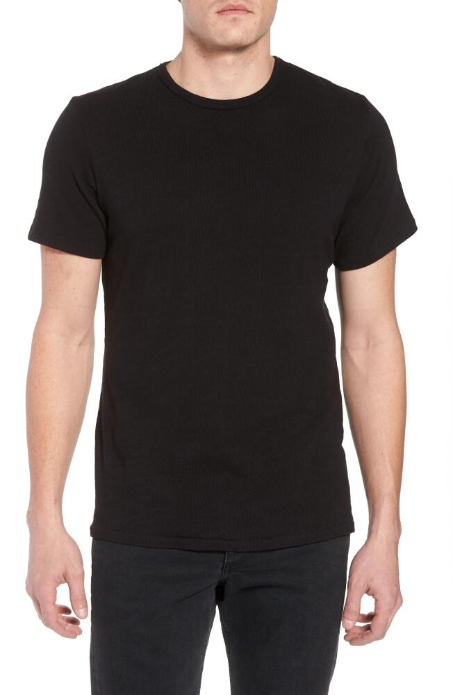 rag & bone Classic Crewneck Cotton T-Shirt in Jet Black Cover