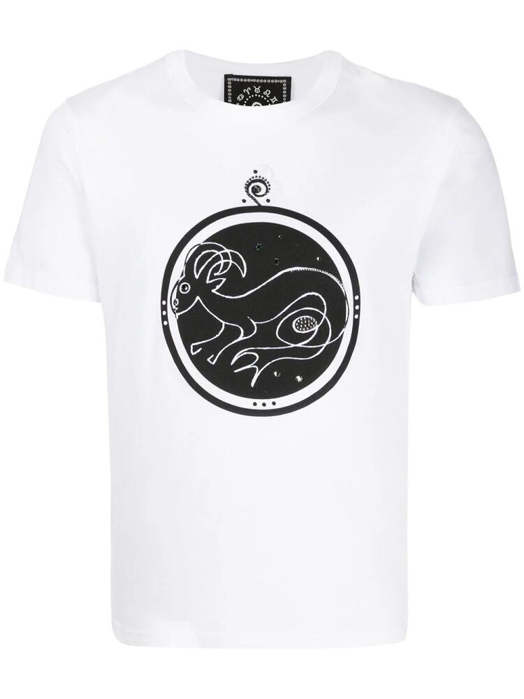 10 CORSO COMO Capricorn print T-shirt - White Cover