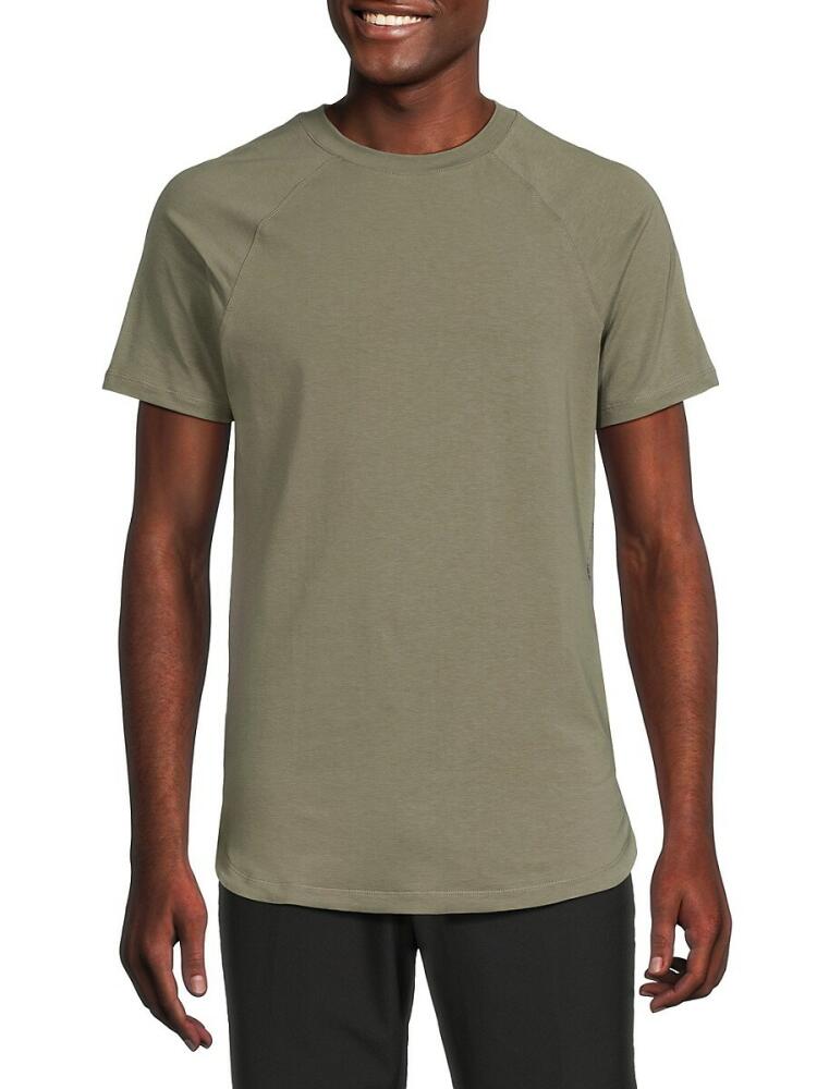 ASRV Men's Supima Cotton Crewneck Tee - Sage Cover