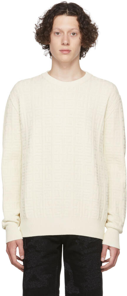 Givenchy Off-White Viscose Sweater Cover