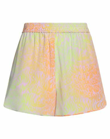 Stella Mccartney Woman Shorts & Bermuda Shorts Orange Silk Cover