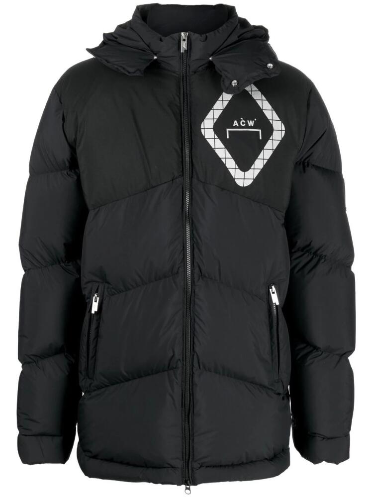 A-COLD-WALL* hooded padded jacket - Black Cover