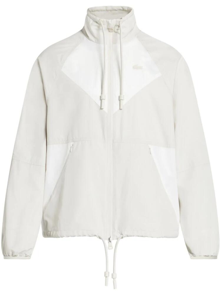 Lacoste panelled jacket - Neutrals Cover