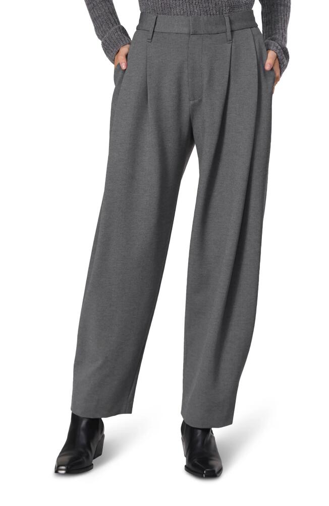 rag & bone Cecily High Waist Ankle Straight Leg Ponte Knit Pants in Charcoal Cover