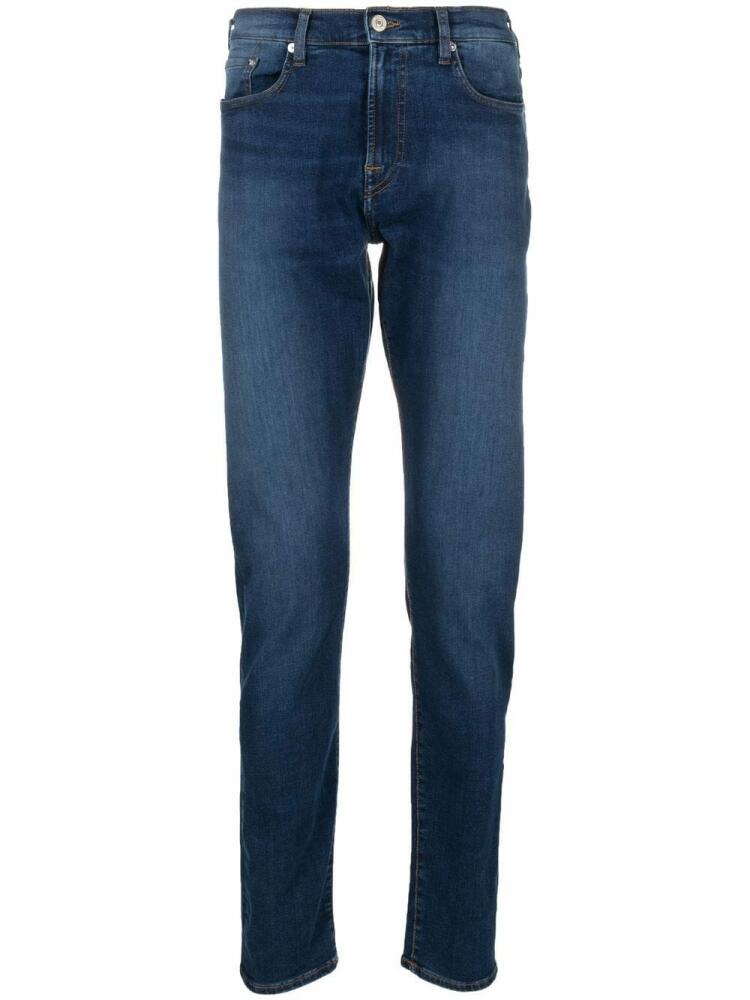 PS Paul Smith mid-rise straight-leg jeans - Blue Cover