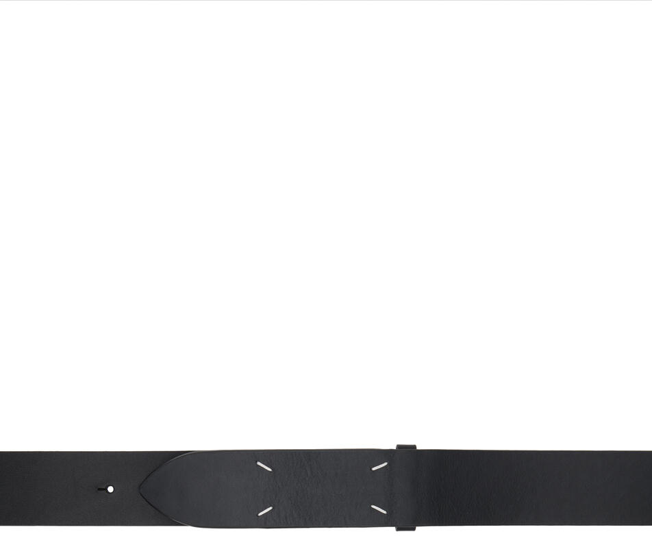 Maison Margiela Black Four Stitches Belt Cover