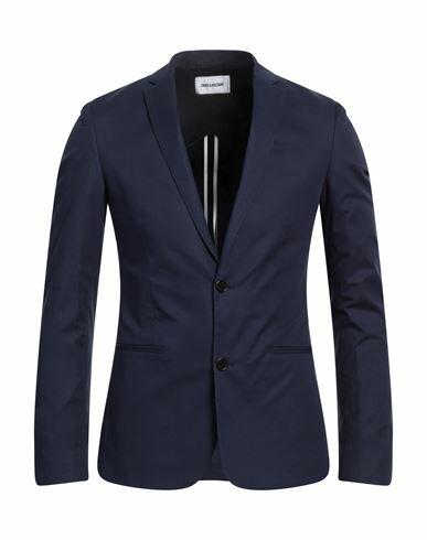 Zadig & voltaire Man Blazer Navy blue Cotton Cover