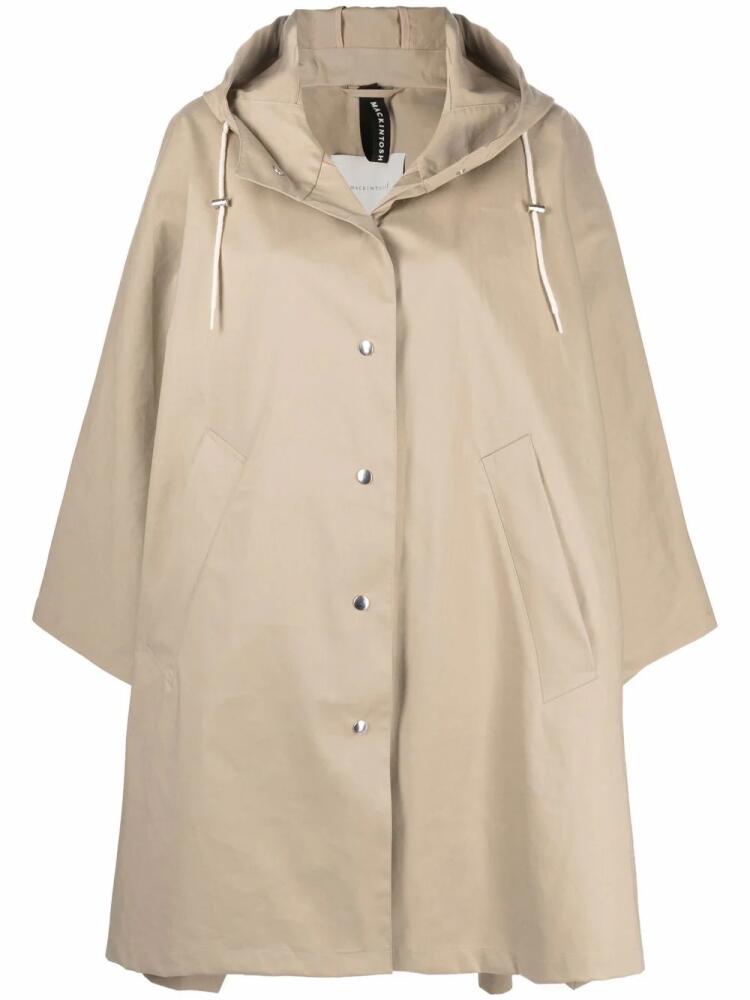 Mackintosh Boni oversized hooded poncho - Neutrals Cover