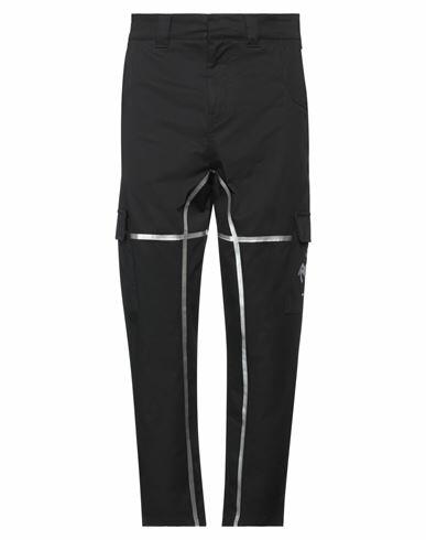 Ferrari Man Pants Black Cotton, Elastane Cover