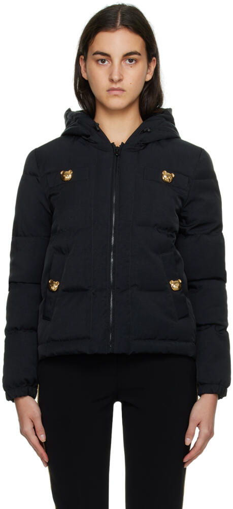 Moschino Black Teddy Bear Jacket Cover