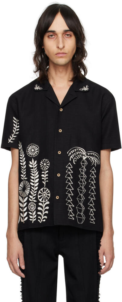 Andersson Bell Black May Embroidery Shirt Cover