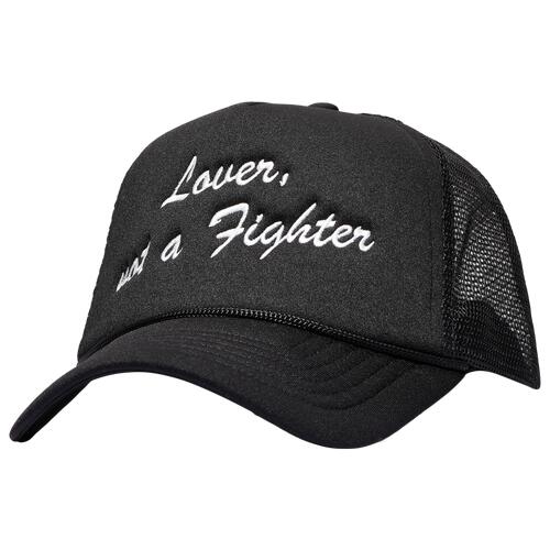 Coney Island Picnic Lover Not A Fighter Trucker - Mens Black/White Cover