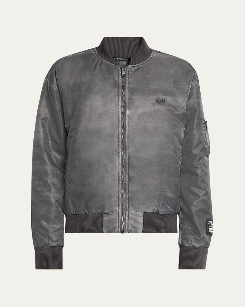 Ksubi Men's Overdyed Royalty Bomber Jacket Cover