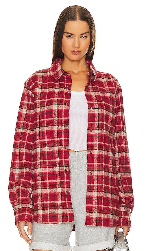 WAO The Flannel Shirt in Red Cover