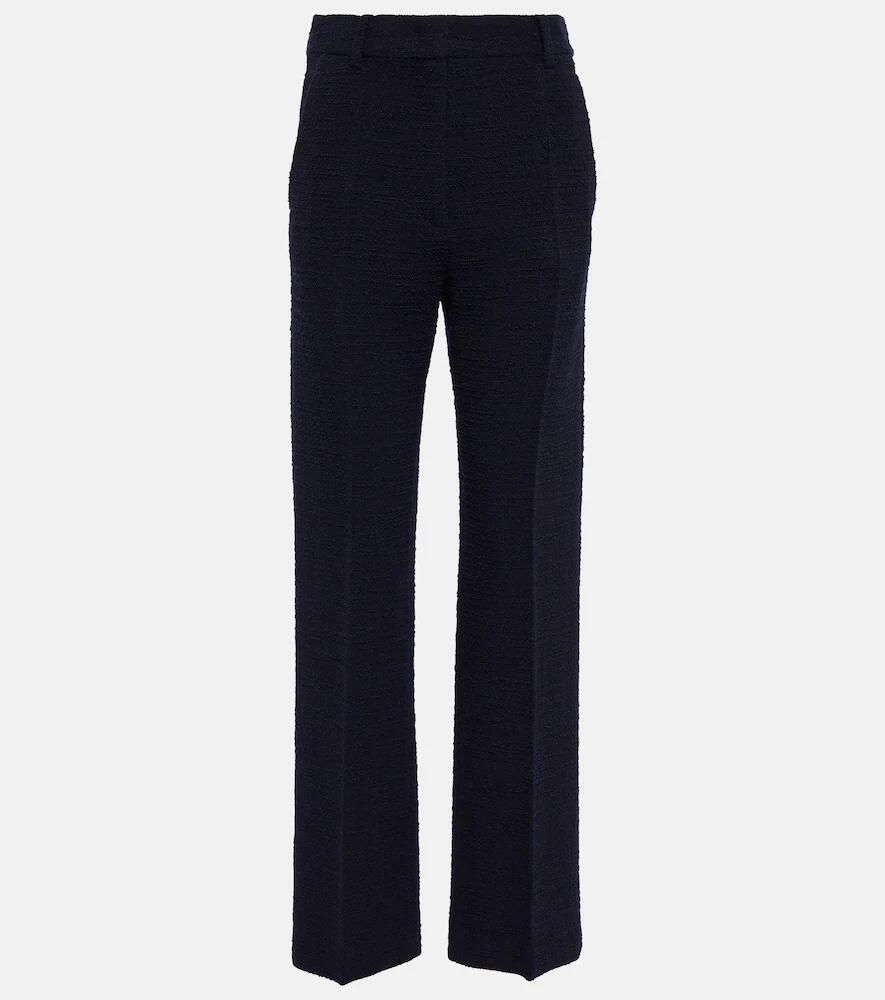 Valentino Wool-blend tweed straight pants Cover