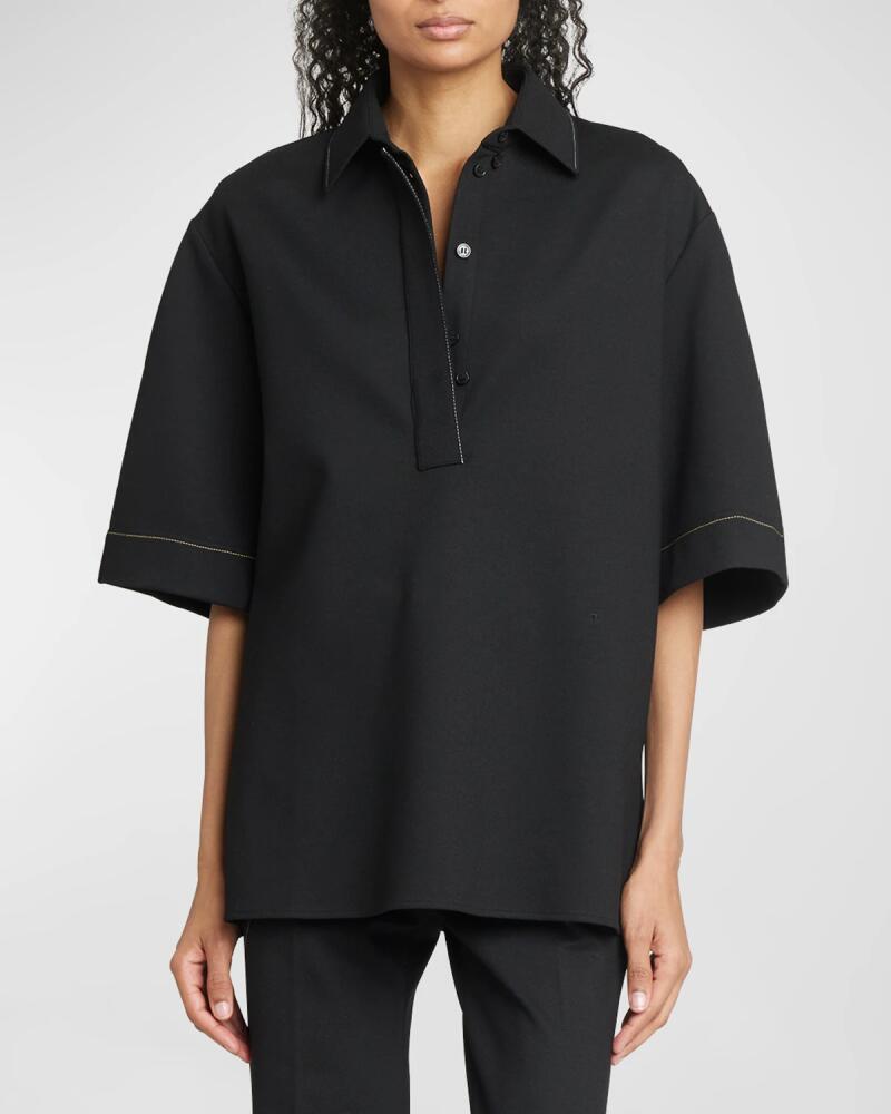 Victoria Beckham Oversized Polo Shirt Cover