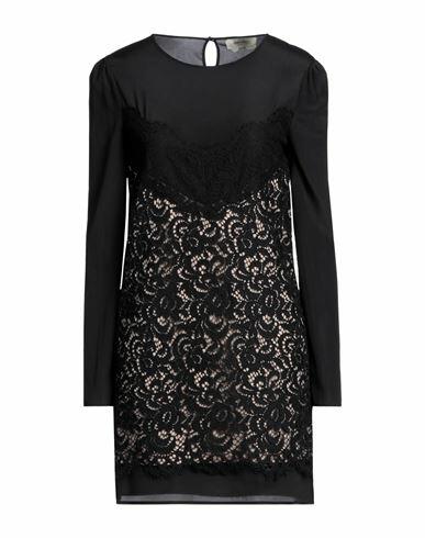 Anna Molinari Woman Mini dress Black Modacrylic, Polyester, Viscose, Cotton Cover