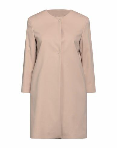 Annie P. Woman Overcoat & Trench Coat Blush Cotton, Elastane Cover