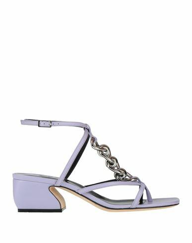 Sergio Rossi Woman Thong sandal Lilac Leather Cover