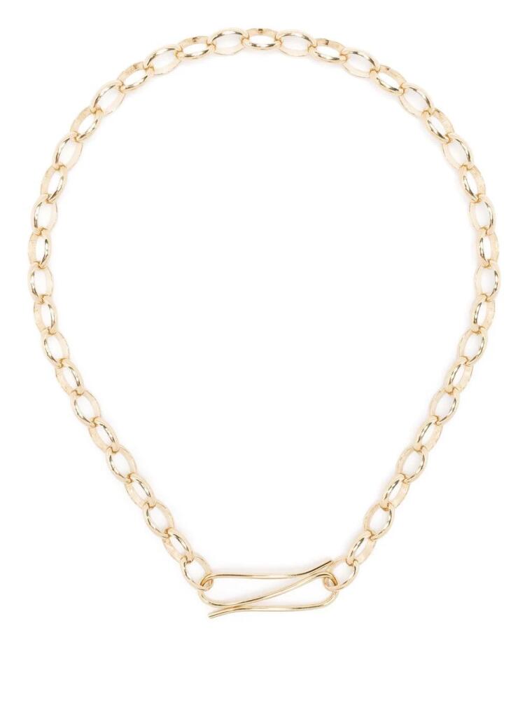 BEATRIZ PALACIOS Oval chain necklace - Gold Cover