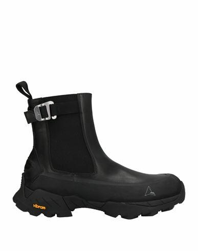 Roa Man Ankle boots Black Soft Leather Cover