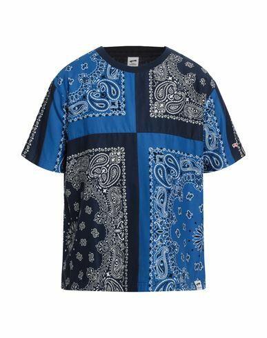 Vans Vault Man T-shirt Blue Cotton Cover