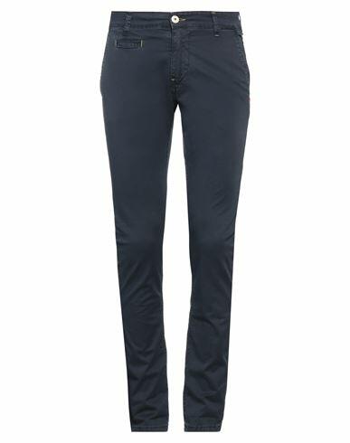 Displaj Man Pants Midnight blue Cotton, Elastane Cover