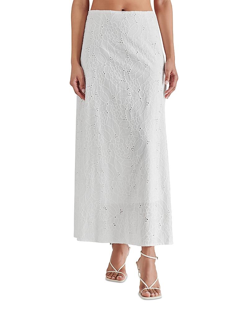 Steve Madden Amalia Cotton Eyelet Maxi Skirt Cover