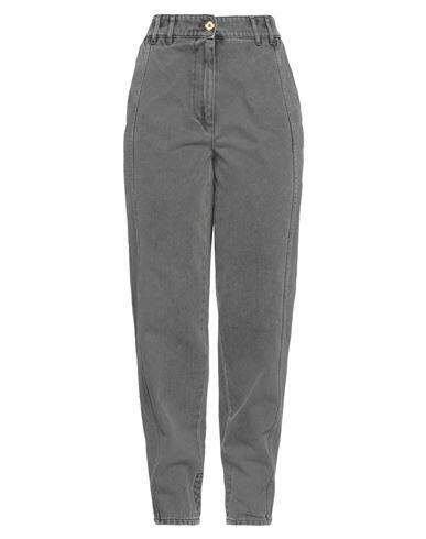 Patou Woman Jeans Steel grey Cotton Cover