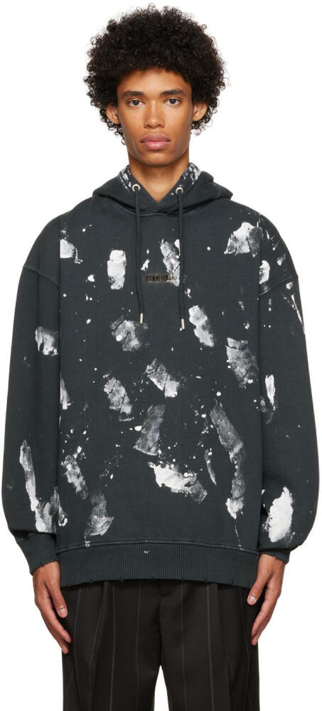 Han Kjobenhavn Black Paint Hoodie Cover