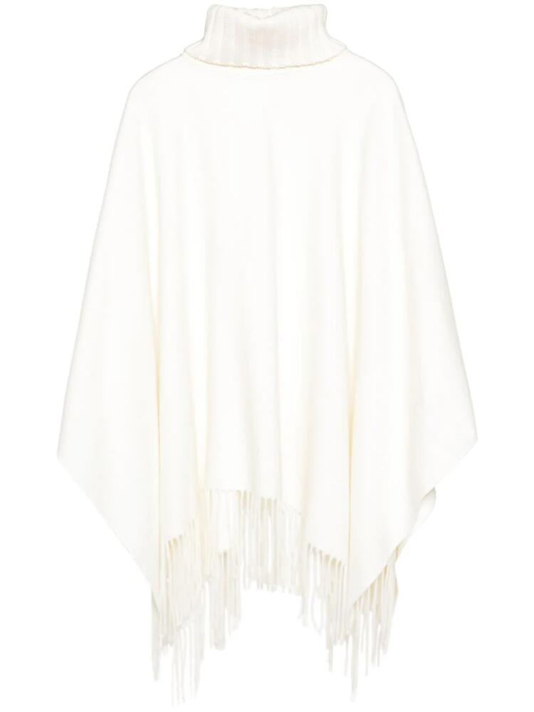 Fabiana Filippi Platinum Lucky poncho - White Cover