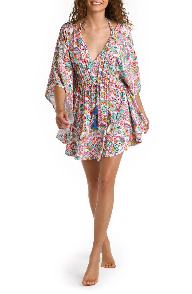 La Blanca Cover-Up Caftan in Multi Cover