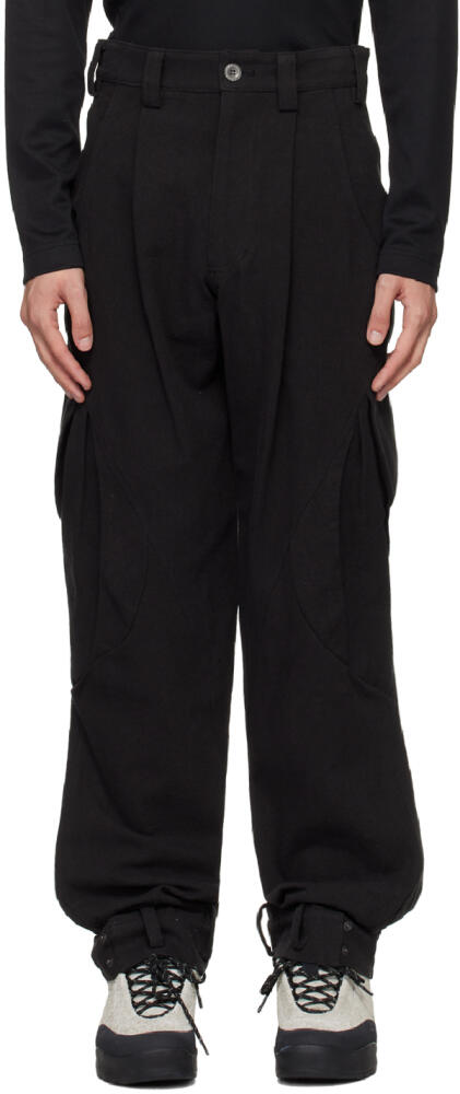 HYEIN SEO Black Cotton Cargo Pants Cover