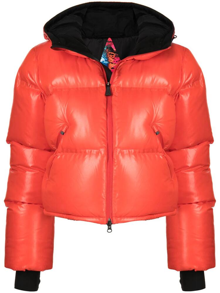 Aztech Mountain Minnie Nuke puffer jacket - Orange Cover