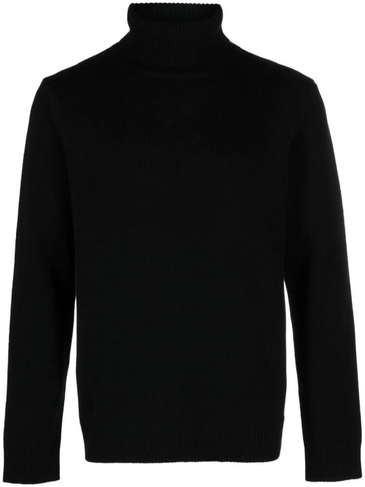 SANDRO roll-neck wool-blend jumper - Black Cover