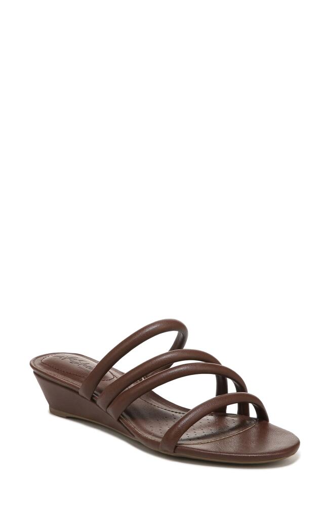 LifeStride Yours Truly Wedge Sandal in Brown Cover