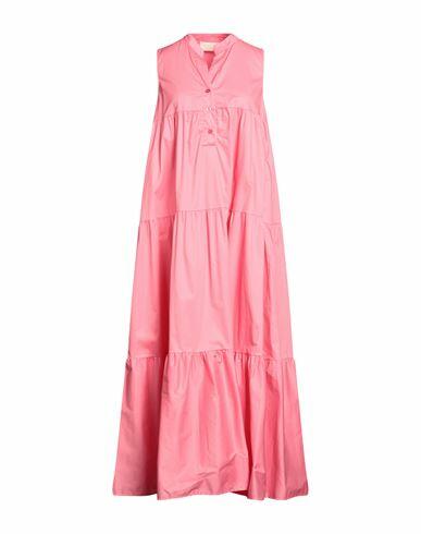 Kaos Jeans Woman Maxi dress Fuchsia Cotton Cover