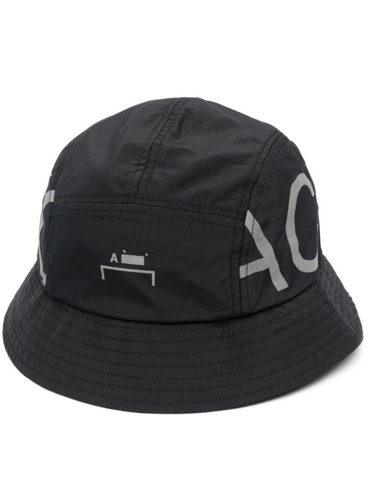 A-COLD-WALL* logo-print bucket hat - Black Cover